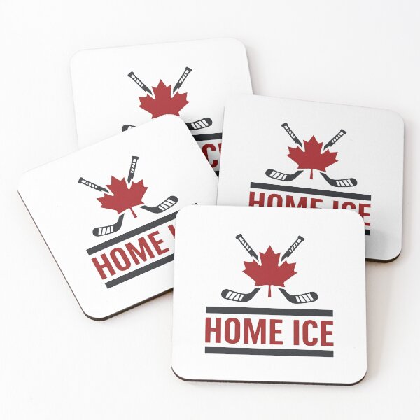 Item preview, Home Ice Hockey Canada – Maple Leaf Canadian Hockey Design designed and sold by StickerNestYou.