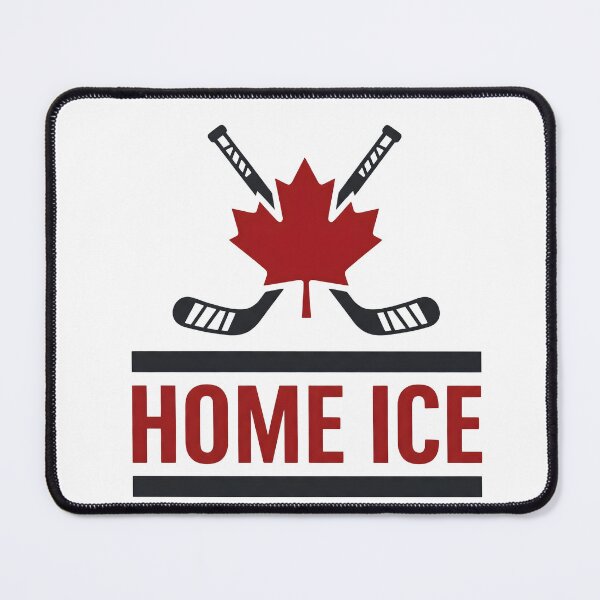 Item preview, Home Ice Hockey Canada – Maple Leaf Canadian Hockey Design designed and sold by StickerNestYou.