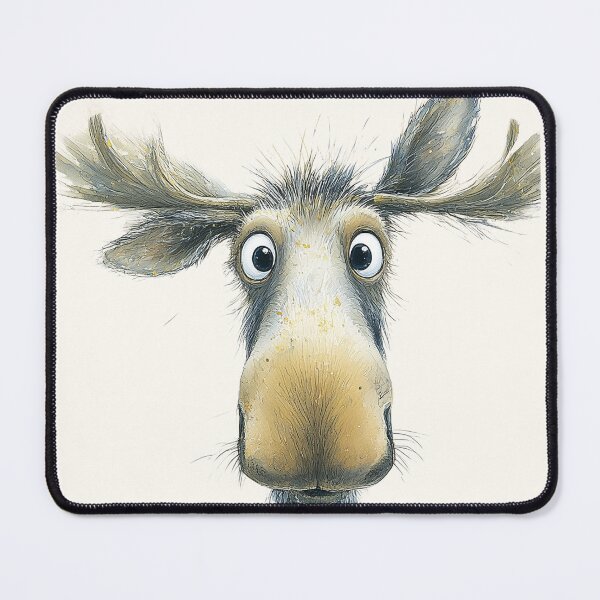 Item preview, ‘ Hello Moose ' BY SHiRLeY MacARTHuR designed and sold by Shirley MacArthur Art.