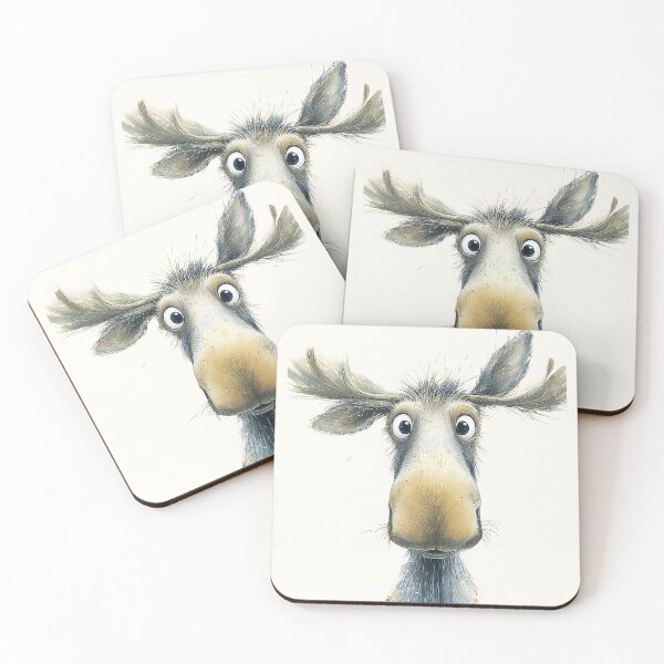Item preview, ‘ Hello Moose ' BY SHiRLeY MacARTHuR designed and sold by Shirley MacArthur Art.