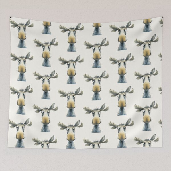 Item preview, ‘ Hello Moose ' BY SHiRLeY MacARTHuR designed and sold by Shirley MacArthur Art.