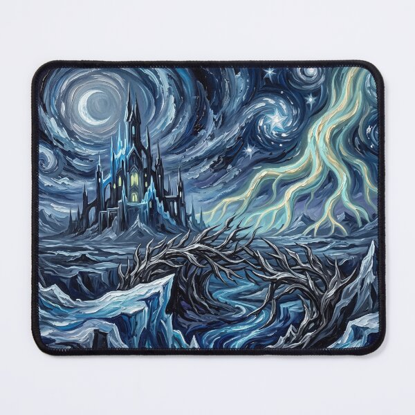 Item preview, Jotunheim Starry Night Comic Landscape designed and sold by Bad-Decisions-Designs.