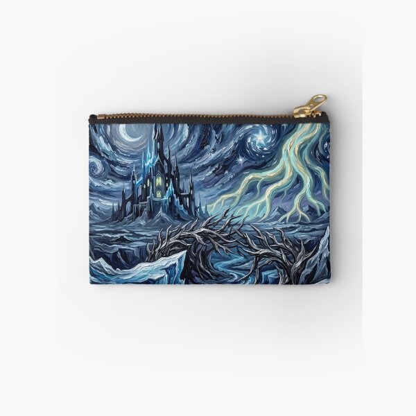 Item preview, Jotunheim Starry Night Comic Landscape designed and sold by Bad-Decisions-Designs.