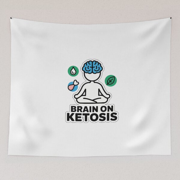 Item preview, Brain on Ketosis Minimalist Icon designed and sold by NiftyWrx.