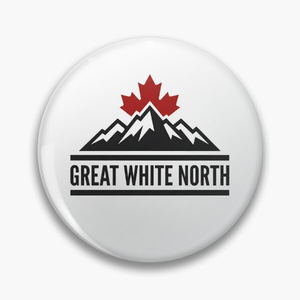 Item preview, Great White North Canada – Maple Leaf Mountain Adventure Design designed and sold by StickerNestYou.