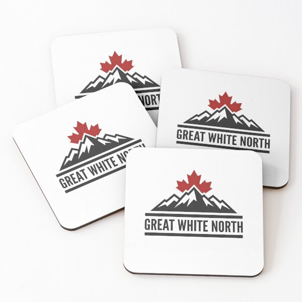 Item preview, Great White North Canada – Maple Leaf Mountain Adventure Design designed and sold by StickerNestYou.
