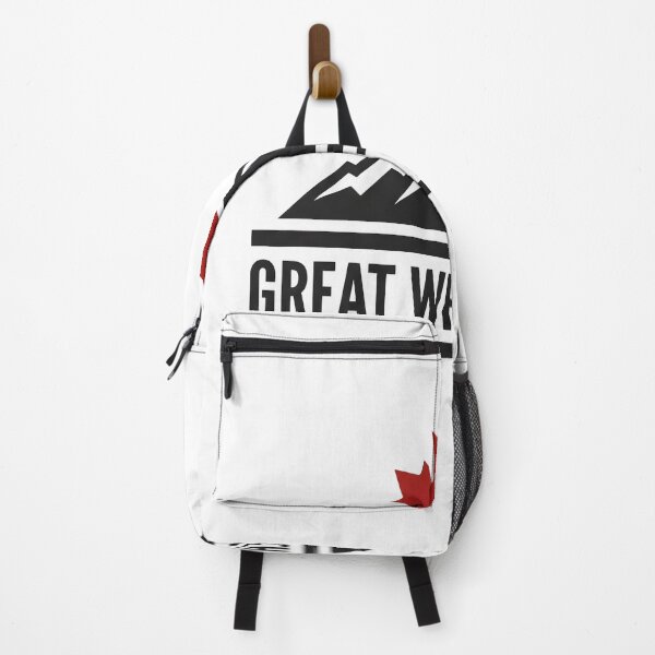 Item preview, Great White North Canada – Maple Leaf Mountain Adventure Design designed and sold by StickerNestYou.