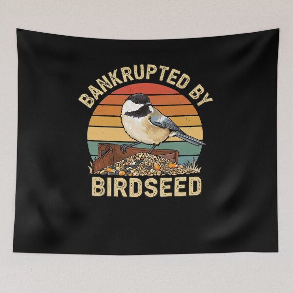 Item preview, Bankrupted By Birdseed Birdwatching Humor designed and sold by ShirTomDesigns.