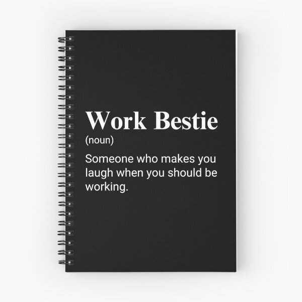 Item preview, Work Bestie Funny Coworker Saying designed and sold by CuteLovelyDesigns.
