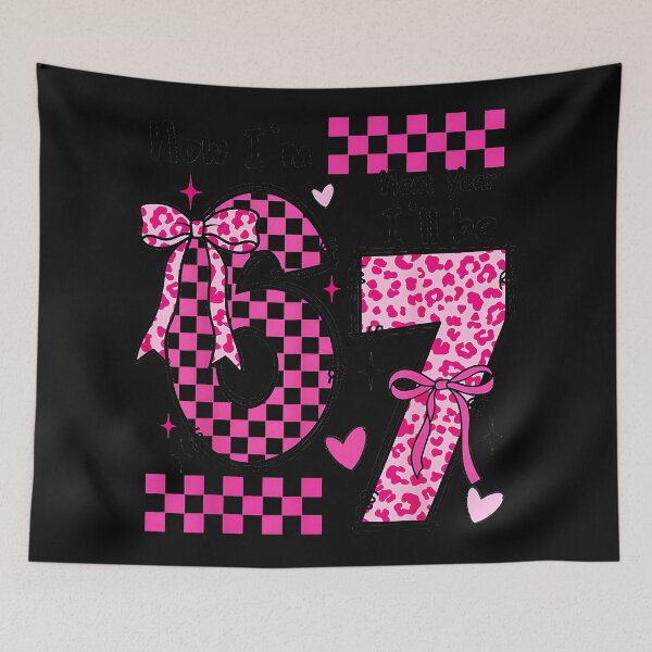 Item preview, Now I'm 6 Next Year I'll Be 7 Birthday Seven Years Old Child designed and sold by CharlieConon.