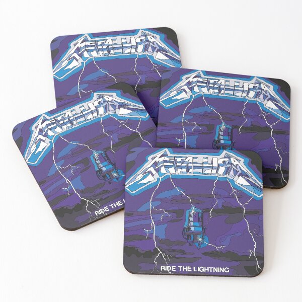 Aperçu de l'œuvre Pochette de l'album Ride The Lightning de Metallica créée et vendue par MrPodMicropsArt.