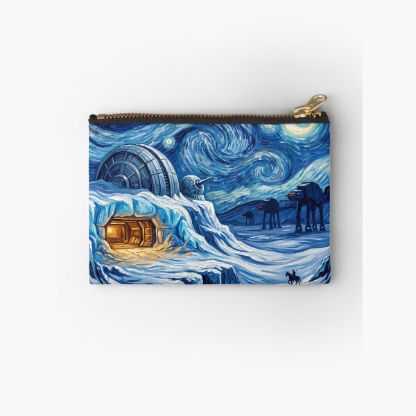 Item preview, Echo Base Starry Night Sci-Fi Landscape designed and sold by Bad-Decisions-Designs.
