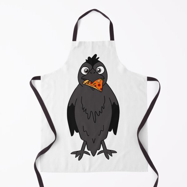 Item preview, Crow Eating Pepperoni Pizza Slice designed and sold by Sartoris Art.
