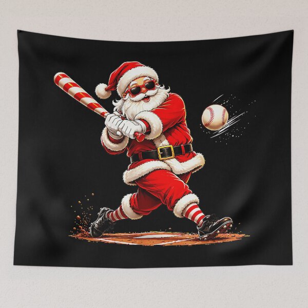 Item preview, Santa Claus Baseball Christmas Holiday designed and sold by CharlieConon.