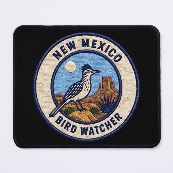 Item preview, New Mexico Bird Watcher – Greater Roadrunner Desert Patch designed and sold by The-Drip-Studio.