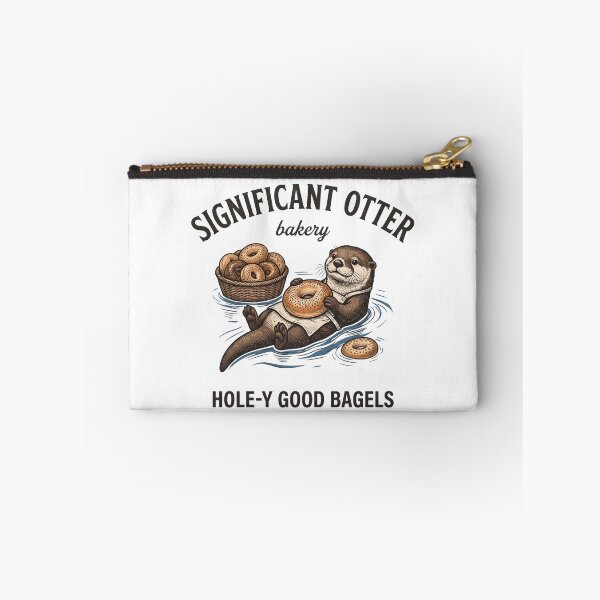 Item preview, Significant Otter Bakery – Otter Bagel Lover Design designed and sold by StickerNestYou.