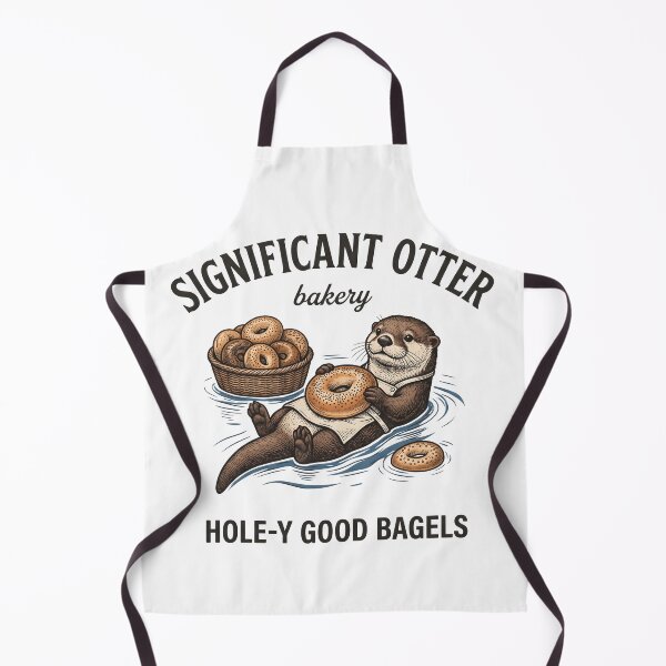 Item preview, Significant Otter Bakery – Otter Bagel Lover Design designed and sold by StickerNestYou.