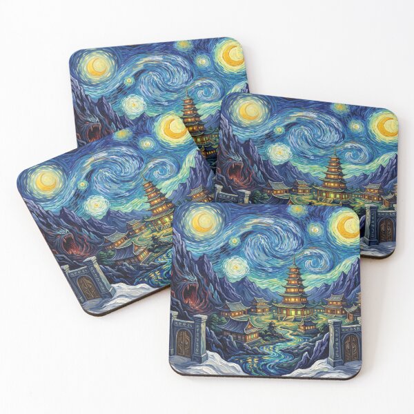 Item preview, Kun-Lun Starry Night Comic Landscape designed and sold by Bad-Decisions-Designs.