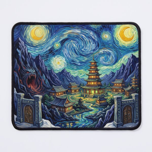 Item preview, Kun-Lun Starry Night Comic Landscape designed and sold by Bad-Decisions-Designs.