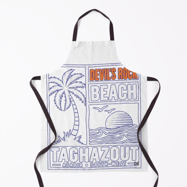 Item preview, Devil's Rock Beach Taghazout Agadir Surf Sunset Vintage Travel Graphic designed and sold by DesignArtist.ia.