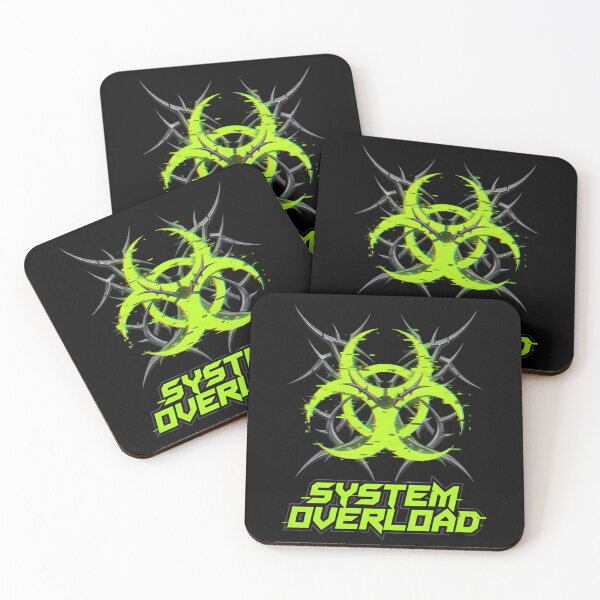 Item preview, System Overload Y2K Cyber Techwear Graphic designed and sold by DripCultureLab.