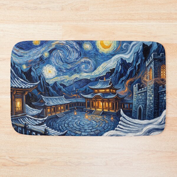 Item preview, Kamar-Taj Starry Night Comic Landscape designed and sold by Bad-Decisions-Designs.