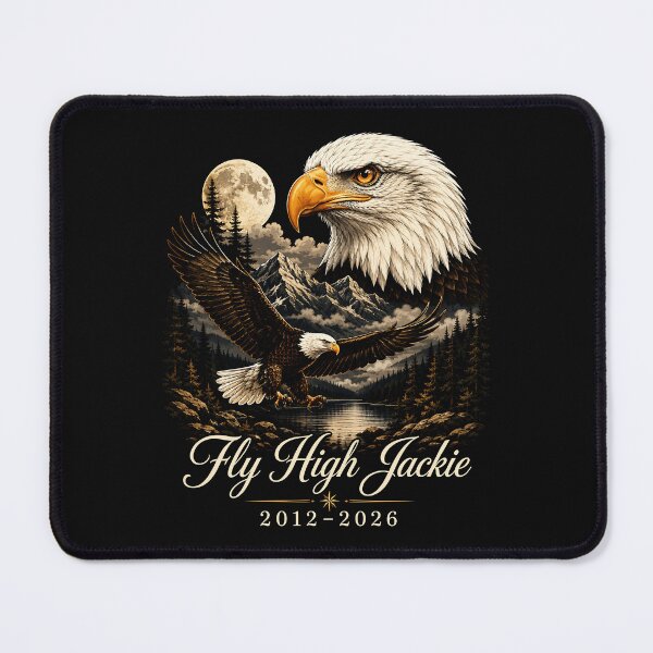 Item preview, Fly High Jackie Memorial Bald Eagle Remembrance 2012-2026 designed and sold by CharlieConon.
