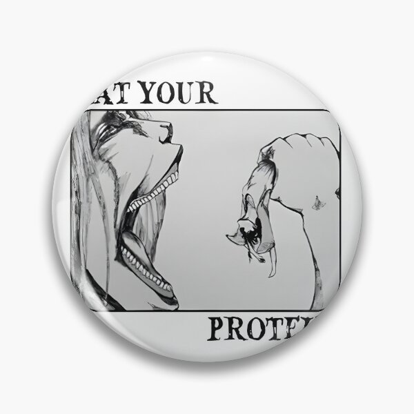 Item preview, Eat Your Protein Attack On Titan designed and sold by Rikaole-Art.