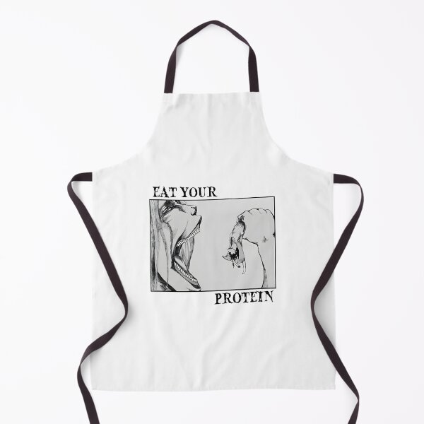 Item preview, Eat Your Protein Attack On Titan designed and sold by Rikaole-Art.