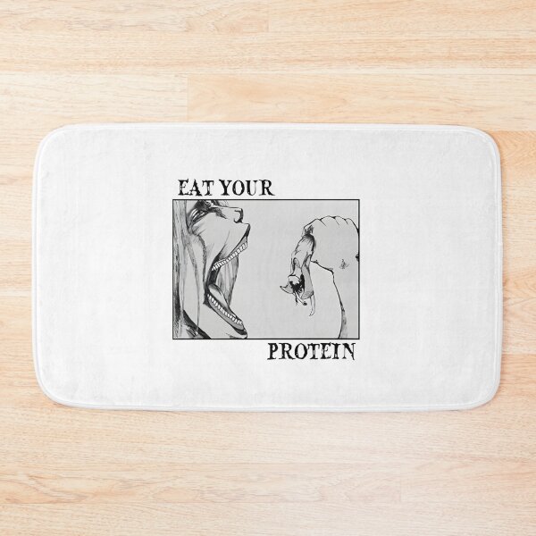 Item preview, Eat Your Protein Attack On Titan designed and sold by Rikaole-Art.