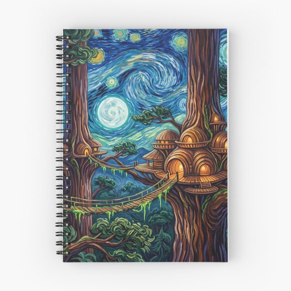Item preview, Kashyyyk Starry Night Sci-Fi Landscape designed and sold by Bad-Decisions-Designs.