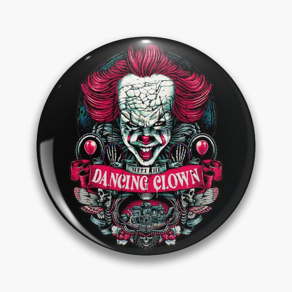 Item preview, Dancing Horror Clown Dark Gothic Crest Graphic designed and sold by Anselle.
