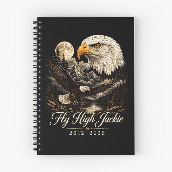 Item preview, Fly High Jackie Memorial Eagle Remembrance Tribute 2012-2026 designed and sold by CharlieConon.