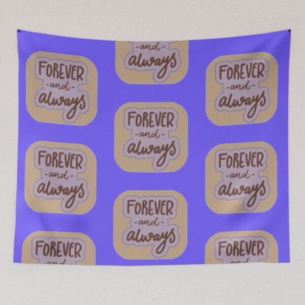 Item preview, Forever And Always Lavender Stitched Patch Aesthetic Sticker designed and sold by Scro-Ciob-Shop.