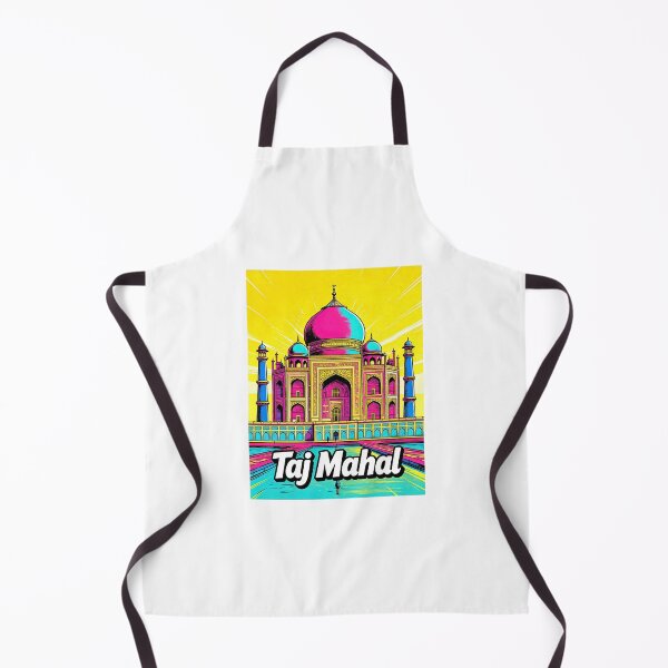 Item preview, Vibrant Pop Art Taj Mahal India designed and sold by tangramrachel.