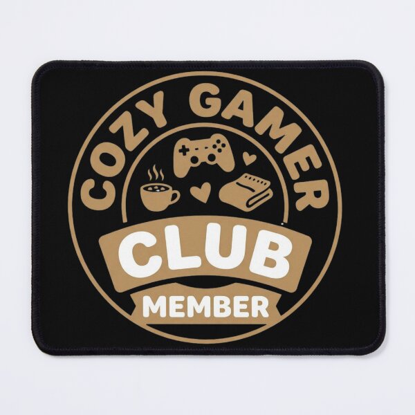 Item preview, Cozy Gamer Club Member – Cute Gaming Badge Shirt designed and sold by EpicInks24.
