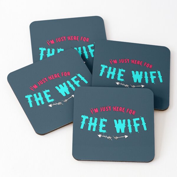 Item preview, I'm Only Here For The Wifi Funny T-Shirt For Digital Nomads designed and sold by AstronautMerch.