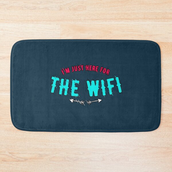 Item preview, I'm Only Here For The Wifi Funny T-Shirt For Digital Nomads designed and sold by AstronautMerch.