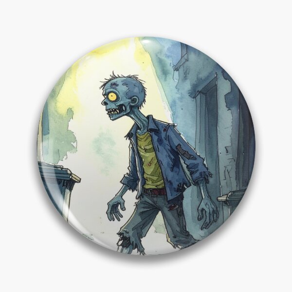 Item preview, Zombie, shuffling through the night designed and sold by LiskoDesign.