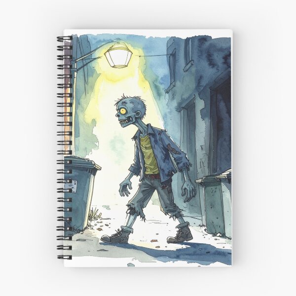 Item preview, Zombie, shuffling through the night designed and sold by LiskoDesign.