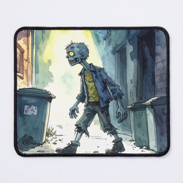 Item preview, Zombie, shuffling through the night designed and sold by LiskoDesign.