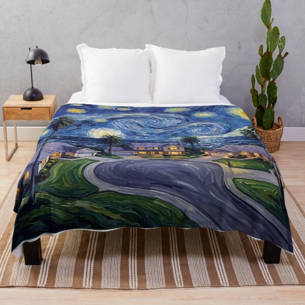 Item preview, Knots Landing Starry Night Television Landscape designed and sold by Bad-Decisions-Designs.