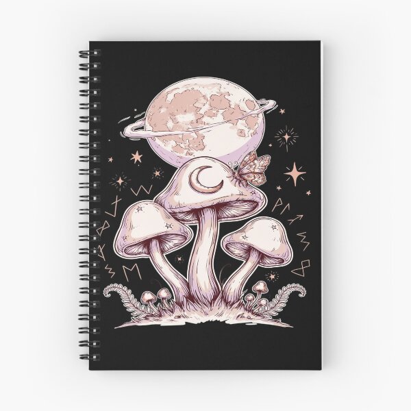 Item preview, Mystical Mushrooms Moon – Whimsical Gothic Celestial Design designed and sold by Midnight Veil Designs.