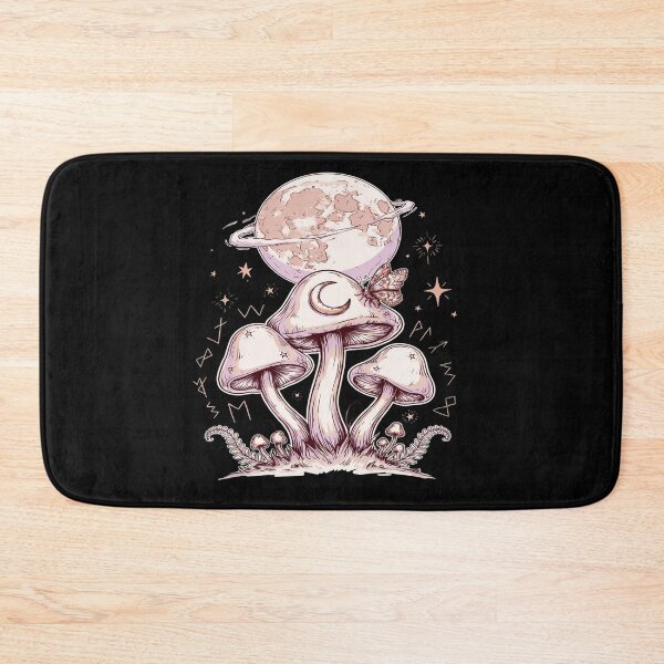 Item preview, Mystical Mushrooms Moon – Whimsical Gothic Celestial Design designed and sold by Midnight Veil Designs.