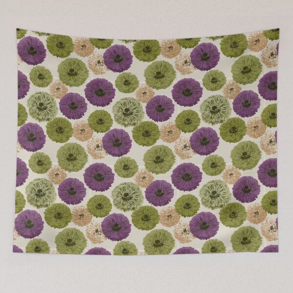 Item preview, Chic Zinnia Print - Flower Floral Pattern - Gift Ideas For Women designed and sold by RoyalStarsPatts.
