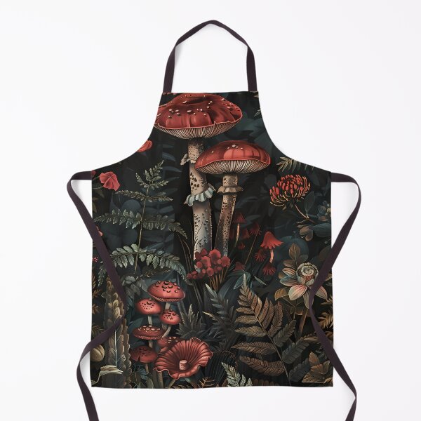 Item preview, Vintage Mushroom & Fern Botanical – Dark Academia Art designed and sold by Artdavesalzburg.