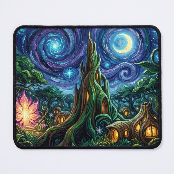 Item preview, Krakoa Starry Night Comic Landscape designed and sold by Bad-Decisions-Designs.