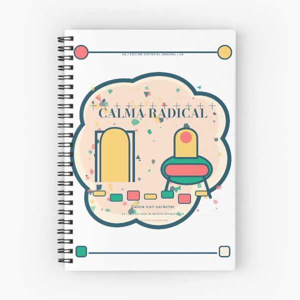 Item preview, Calma Radical Colorful Spanish Poster designed and sold by NiloStudio.