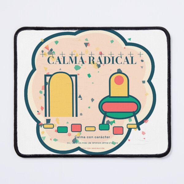 Item preview, Calma Radical Colorful Spanish Poster designed and sold by NiloStudio.