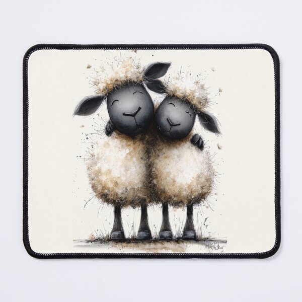 Item preview, Gorgeous Valaise Blacknose Sheep ' Sheep Hugs’ BY SHiRLeY MacARTHuR designed and sold by Shirley MacArthur Art.